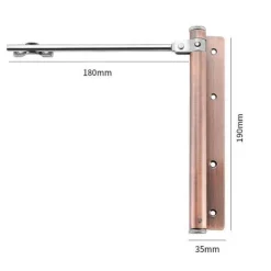 Einstellbarer automatischer Türschließer mit Feder – einfach zu installierender Türmechanismus