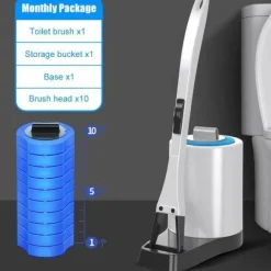 Einweg-Badezimmerreinigungsbürste - Haushaltsreinigungswerkzeug