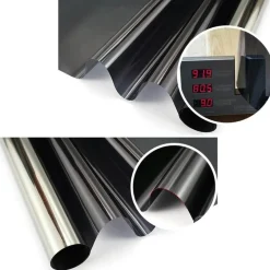 Einwegspiegelfolie – Sichtschutzfolie für Fenster mit UV-Schutz tagsüber