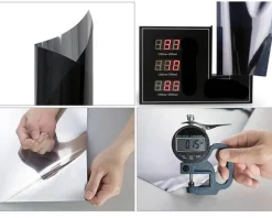 Einwegspiegelfolie – Sichtschutzfolie für Fenster mit UV-Schutz tagsüber