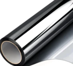 Einwegspiegelfolie – Sichtschutzfolie für Fenster mit UV-Schutz tagsüber