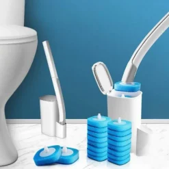 Einweg-Toilettenbürste – Profi-Reinigungswerkzeug mit langem Griff