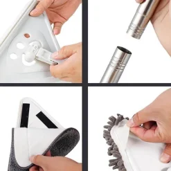 Einziehbarer Fenstermopp – Multifunktionaler Glasreiniger