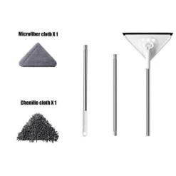 Einziehbarer Fenstermopp – Multifunktionaler Glasreiniger