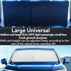 Einziehbarer Sonnenschutz fürs Auto – UV-Schutz für die Windschutzscheibe