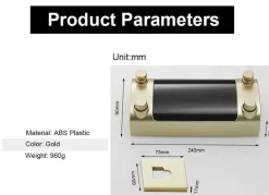 Einziehbares Trockenseil aus Edelstahl ohne Bohren