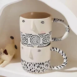 Einzigartiger 3D-Kaffeebecher aus Keramik – 340 ml Design