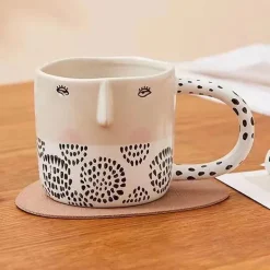 Einzigartiger 3D-Kaffeebecher aus Keramik – 340 ml Design