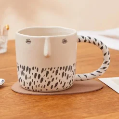 Einzigartiger 3D-Kaffeebecher aus Keramik – 340 ml Design