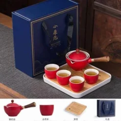 Einzigartiges bewegliches Teekannenfilterset aus Keramik