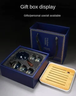 Einzigartiges bewegliches Teekannenfilterset aus Keramik