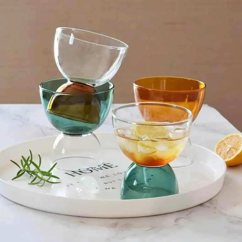 Eisbecherglas - Dessert-Cocktail-Gelee-Halter