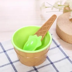 Eiscreme-Schalen-Set zum Schmelzen von Süßigkeiten – lustiges Dessert-Set