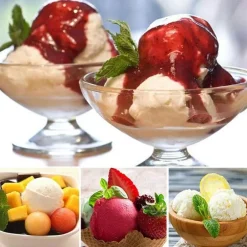 Eiscreme-Schalen-Set zum Schmelzen von Süßigkeiten – lustiges Dessert-Set