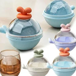 Eiskugelformer aus Silikon mit Delfinmotiv – lustige Eiskugelform