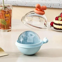 Eiskugelformer aus Silikon mit Delfinmotiv – lustige Eiskugelform