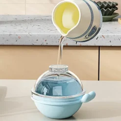 Eiskugelformer aus Silikon mit Delfinmotiv – lustige Eiskugelform