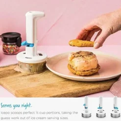 Eisportionierer – Müheloses Zubereiten von Eiscreme-Sandwiches