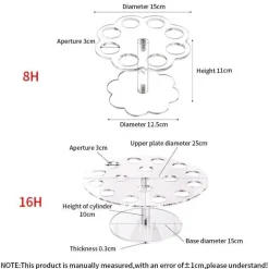 Eistütenhalter aus Acryl – langlebiges Back-Präsentationsregal