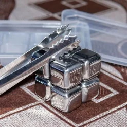 Eiswürfel aus Edelstahl – wiederverwendbare Getränkekühler, keine Verdünnung