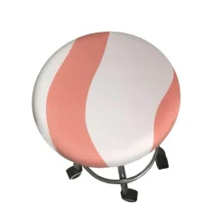 Elastischer Stuhlbezug mit Blumenmuster – Stilvoller, schmutzabweisender Schonbezug für Barhocker zu Hause