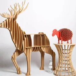 Elch-Couchtisch – Kreative High-End-Holzmöbel