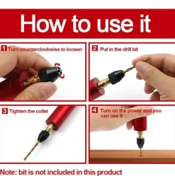 Electric Hand Grinder - USB Power Tool for Grinding