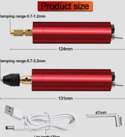 Electric Hand Grinder - USB Power Tool for Grinding