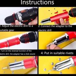 Electric Rivet Gun - Easy Fix Tool