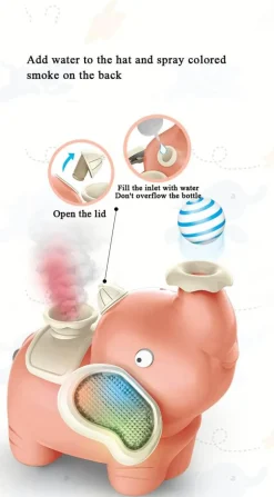 Elefanten-Luftbefeuchter – Musikalisches Schwebeball-Design