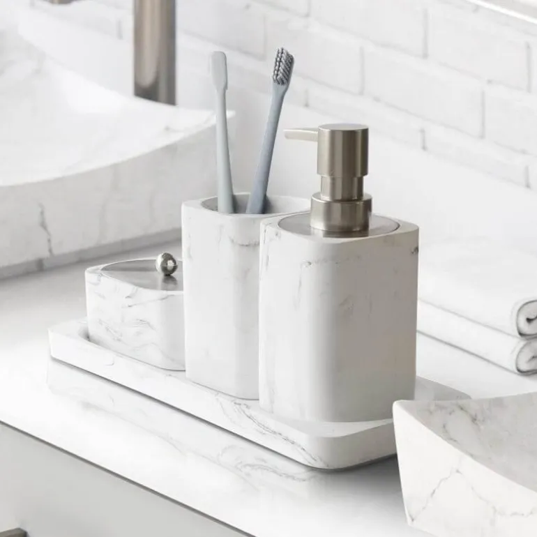 Elegant Bath Accessories Set - Luxurious Bathroom Essentials