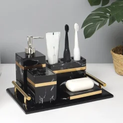 Elegant Bathroom Accessories Set - Royale Collection