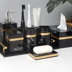 Elegant Bathroom Accessories Set - Royale Collection