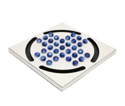 Elegant Blue Pawns Peg Solitaire Game