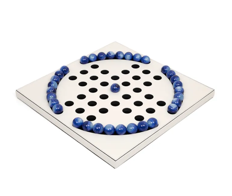 Elegant Blue Pawns Peg Solitaire Game