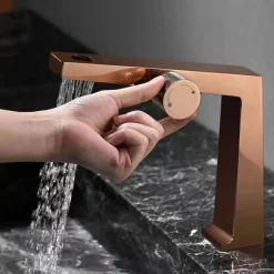 Elegant Dual Control Bathroom Faucet - Touch Design