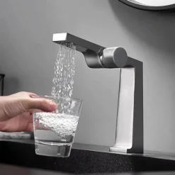 Elegant Dual Control Bathroom Faucet - Touch Design