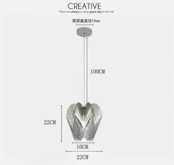 Elegant Led Pendant Loft Style Iron Chandelier Lamp