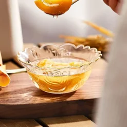 Elegante Blumenschale aus Glas – dekorative Schale für den Mittelpunkt