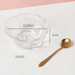 Elegante Blumenschale aus Glas – dekorative Schale für den Mittelpunkt