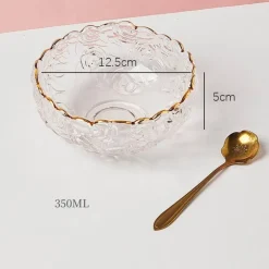 Elegante Blumenschale aus Glas – dekorative Schale für den Mittelpunkt