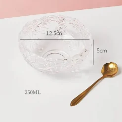 Elegante Blumenschale aus Glas – dekorative Schale für den Mittelpunkt