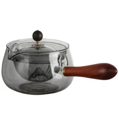 Elegante, drehbare, hitzebeständige Teekanne – zeitloses Design