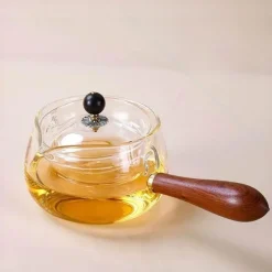 Elegante, drehbare, hitzebeständige Teekanne – zeitloses Design