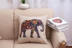 Elegante Elefanten-Kissenbezüge – Dekorative Kissen