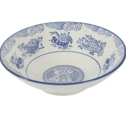 Elegante Fischschale aus Keramik – perfekt für Suppenreis und Serviergerichte