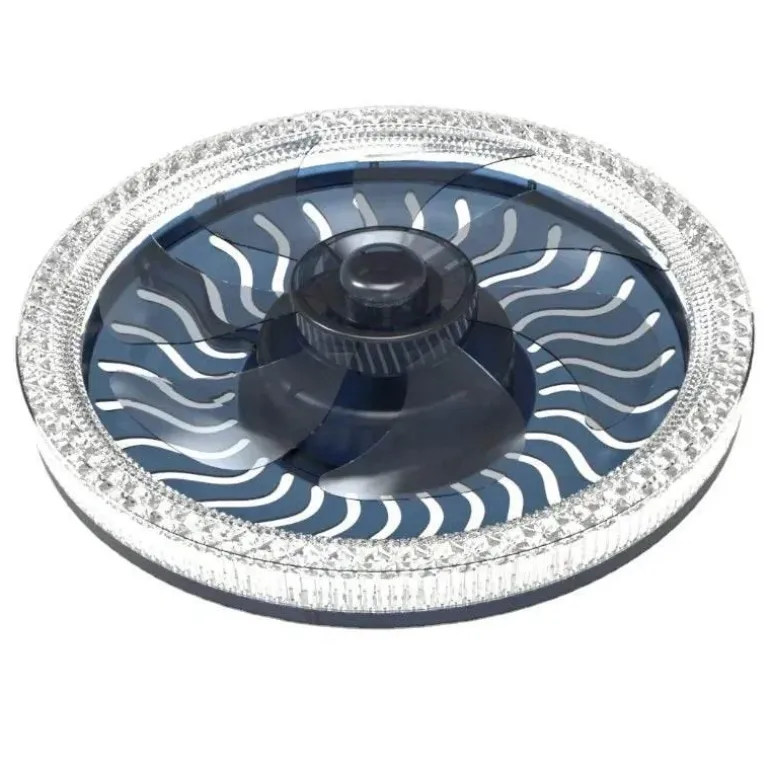 Elegante 3-in-1-Ventilatorlampe mit Fernbedienung – geräuschloses Design