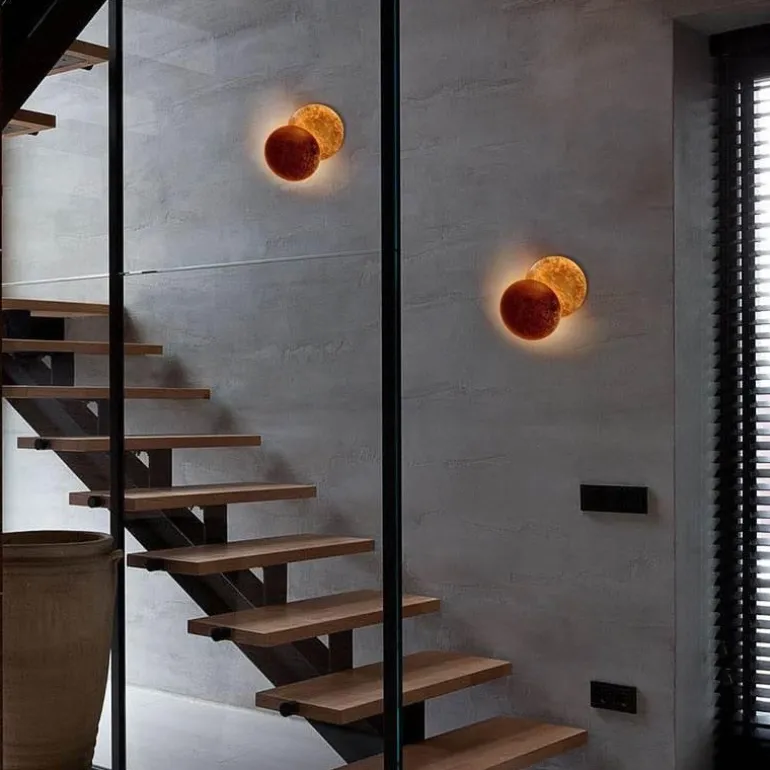 Elegante Lunar Eclipse Wandleuchte