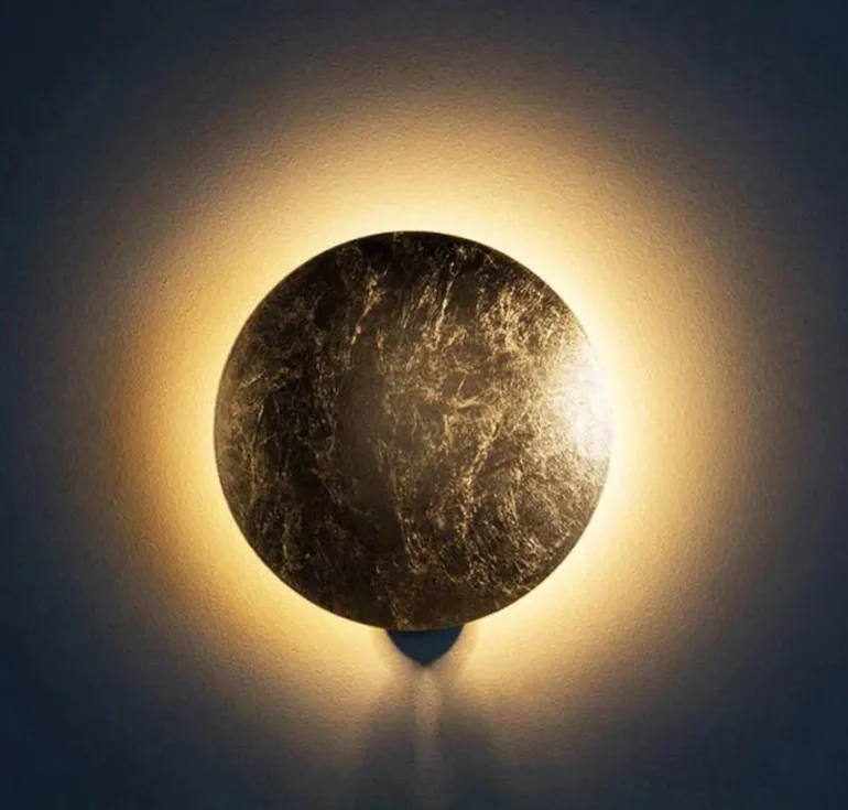 Elegante Lunar Eclipse Wandleuchte