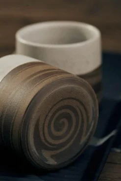 Elegante Retro-Keramiktasse - Teetasse im japanischen Stil